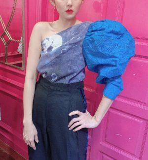 DRAP VINTAGE T-SHIRT BOLLOON SLEEVE