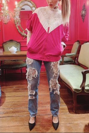 VINTAGE LEVI’S FREY PATCH LACE DENIM